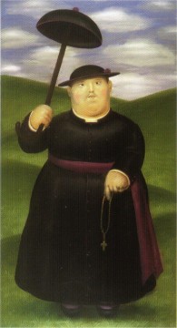 Fernando Botero Painting - Paseo por las colinas Fernando Botero